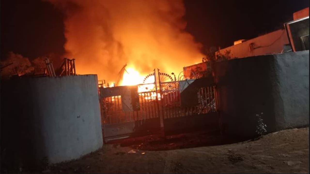 gas cylinder blast in jaipur