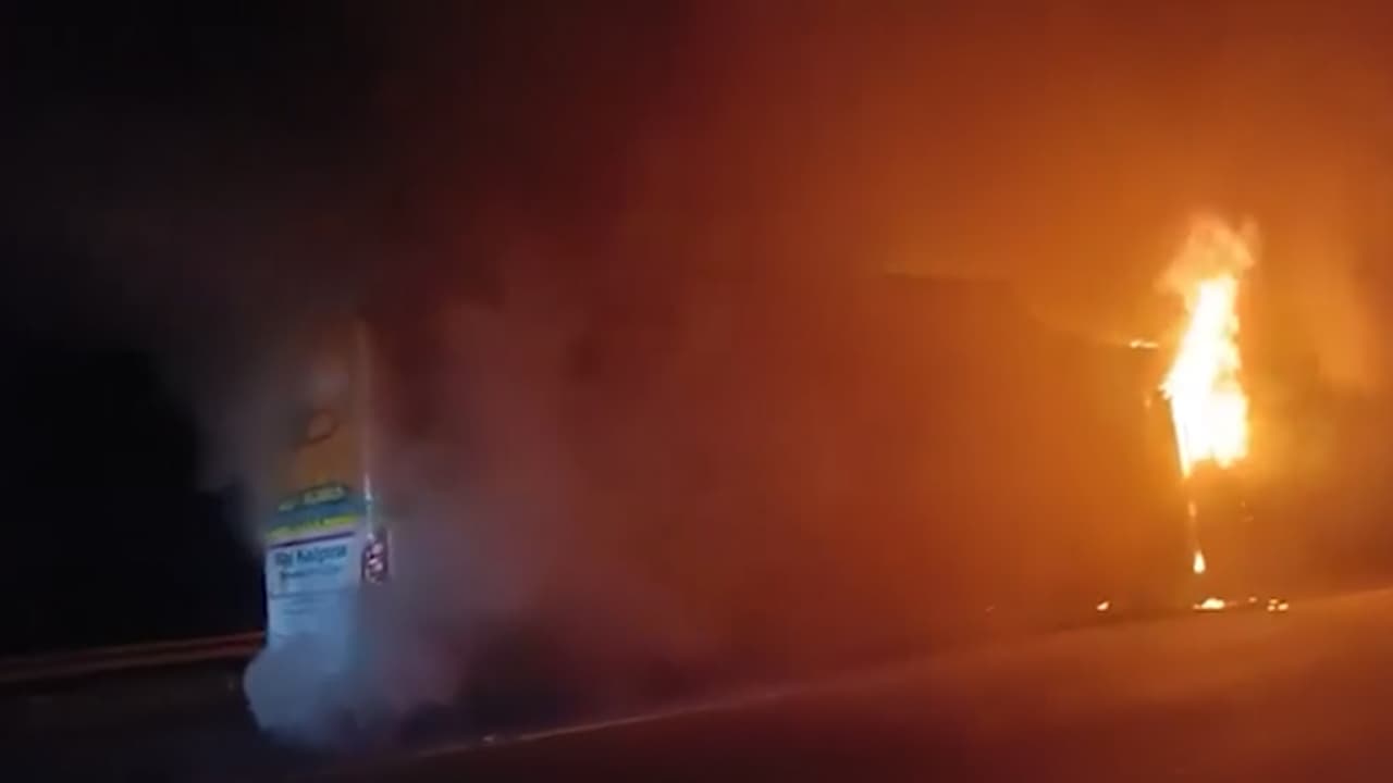 Greater Noida Bus Fire Greater Noida Bus Fire