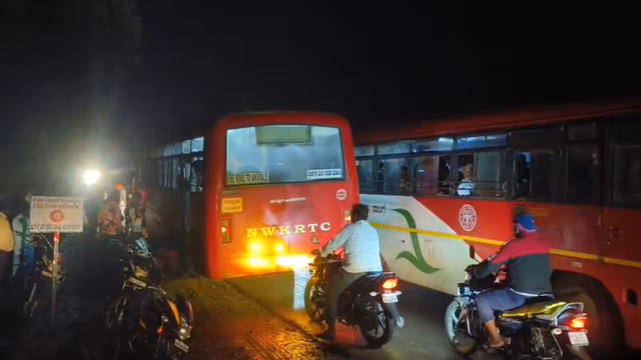 Honnavar KSRTC Bus accident