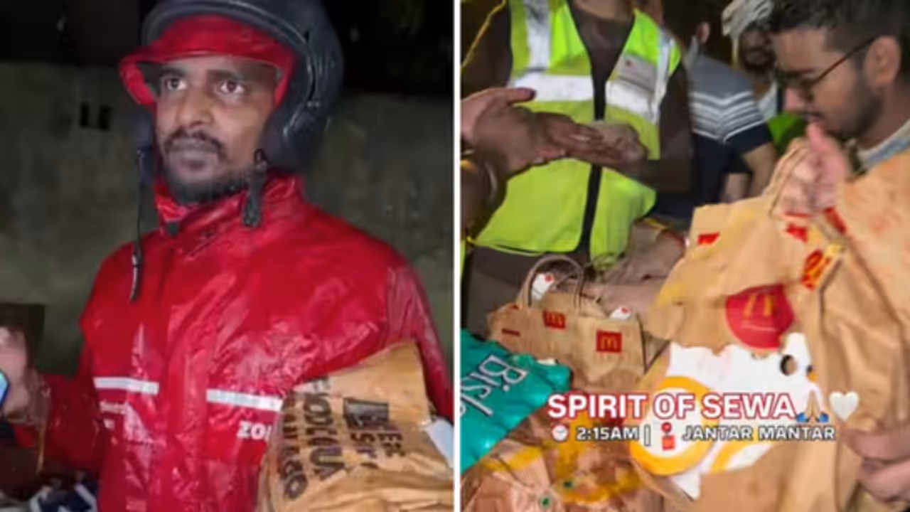 Mumbai Man Sends Zomato Meal to CJP Protesters Mumbai Man Sends Zomato Meal to CJP Protesters