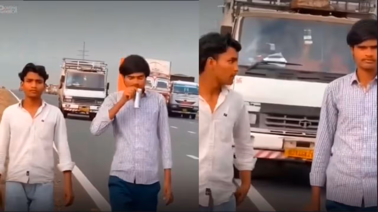 Accident while doing reels Accident while doing reels