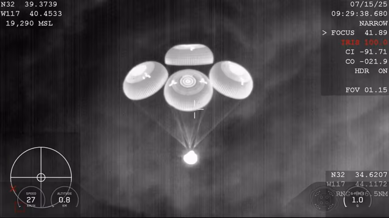 SpaceX Dragon and Ax 4 return to Earth