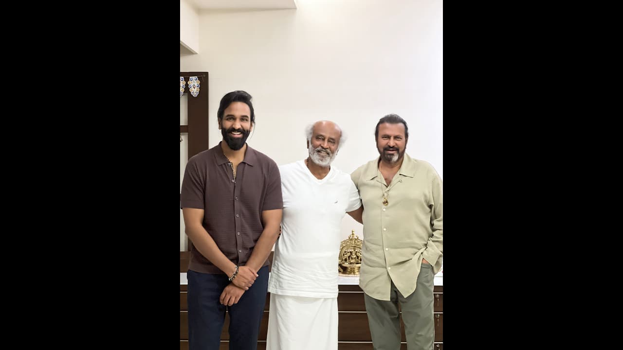 rajinikanth, manchu mohan babu, manchu vishnu