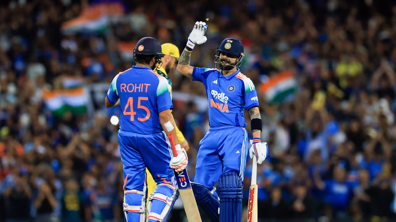 Rohit Sharma and Virat Kohli guide India to 9 Wicket win over Australia in Sydney Rohit Sharma and Virat Kohli guide India to 9 Wicket win over Australia in Sydney