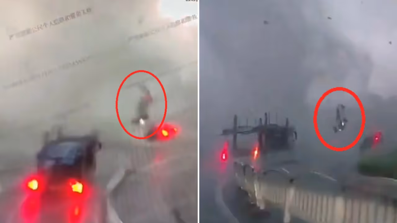 Car storm China Car storm China