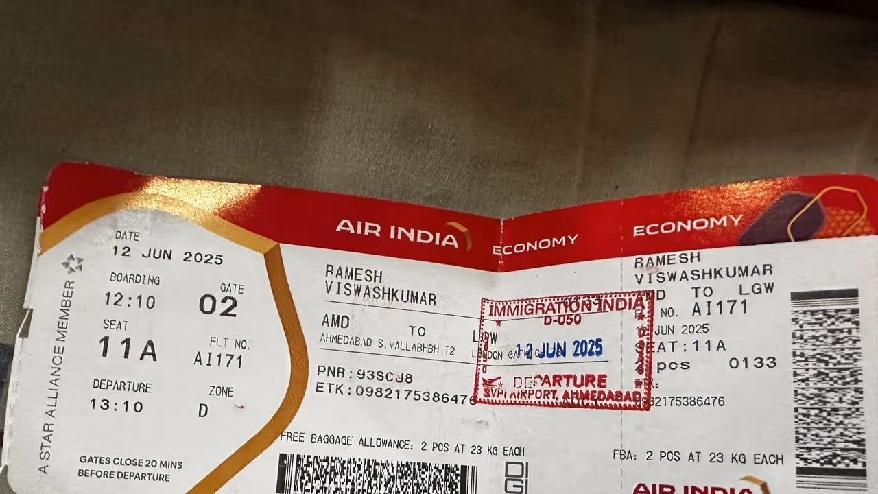 Vishwash Kumar Ramesh ticket