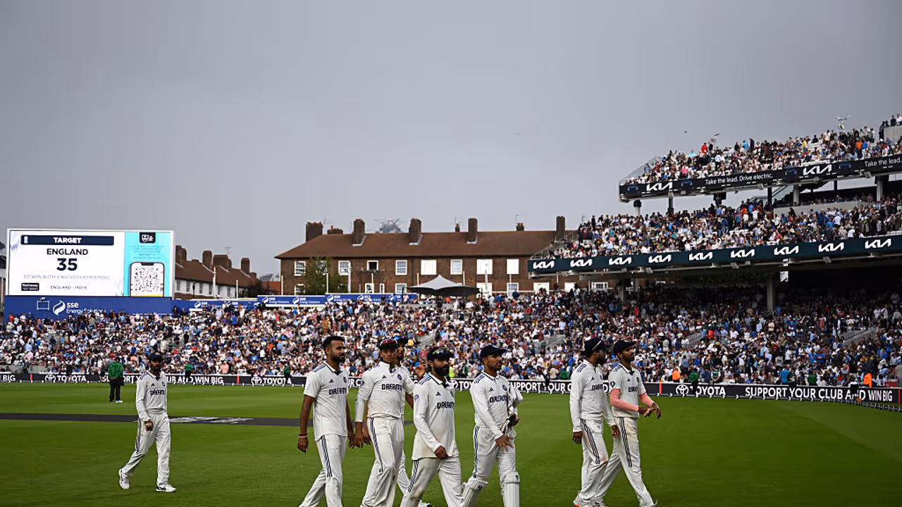 India Day 4 Oval Test