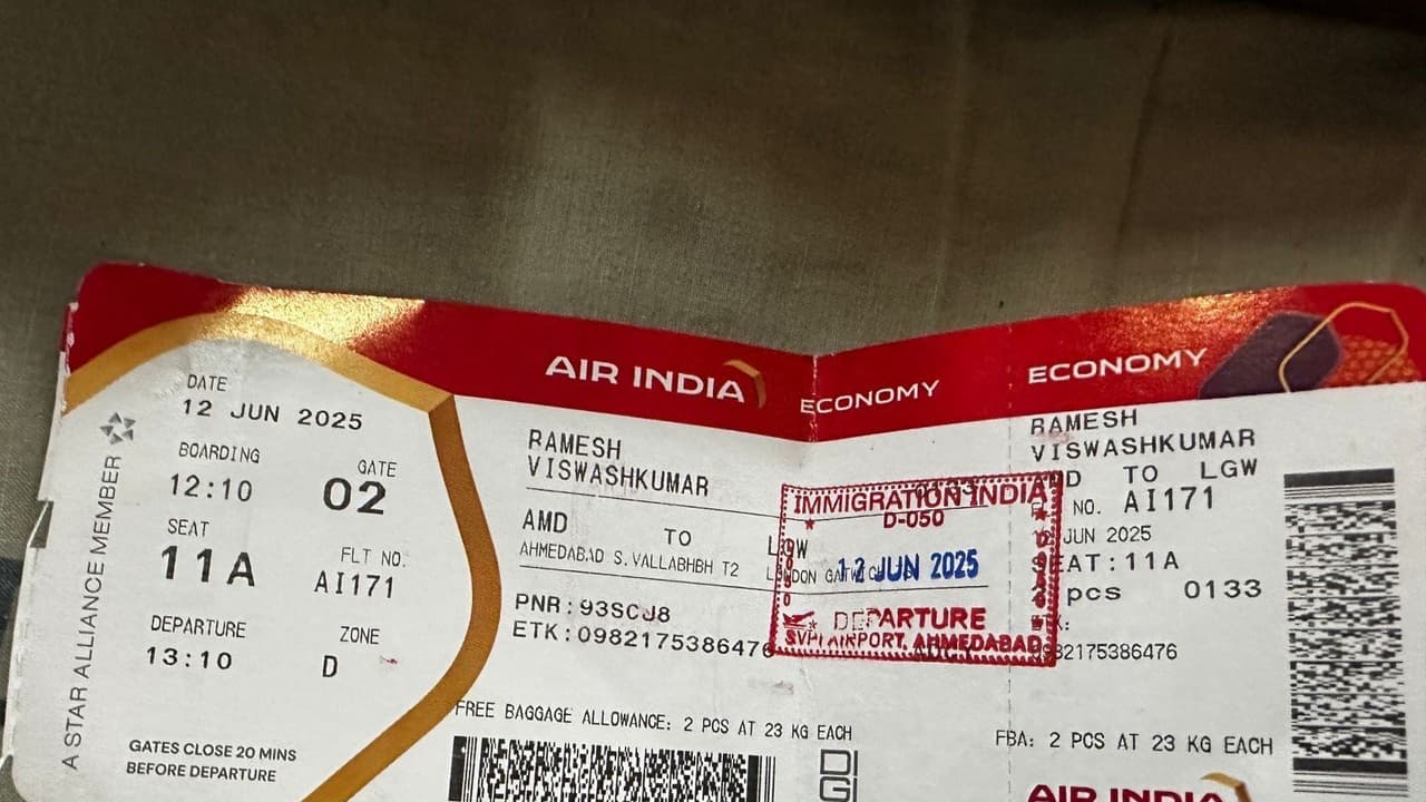 Vishwash Kumar Ramesh ticket