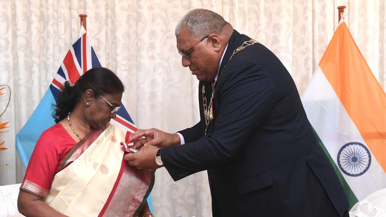 President Murmu in Fiji President Murmu in Fiji