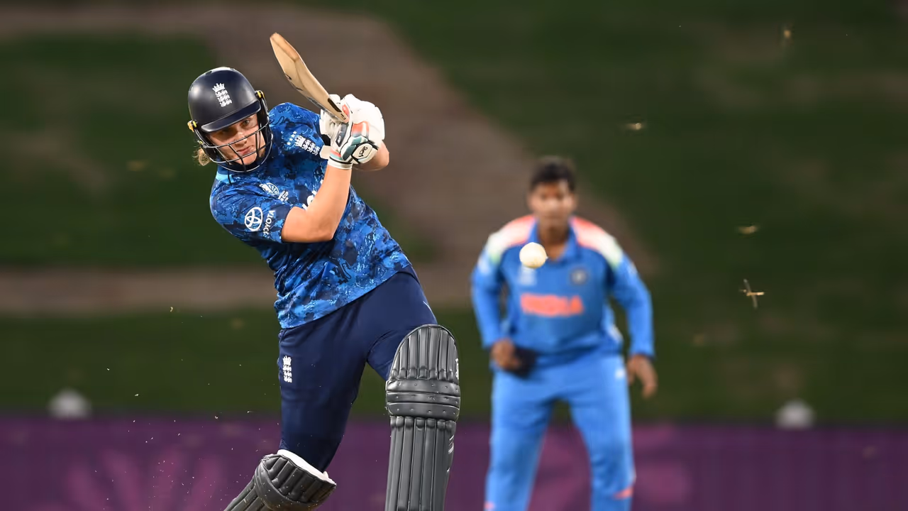 Nat Sciver Brunt against India Nat Sciver Brunt against India