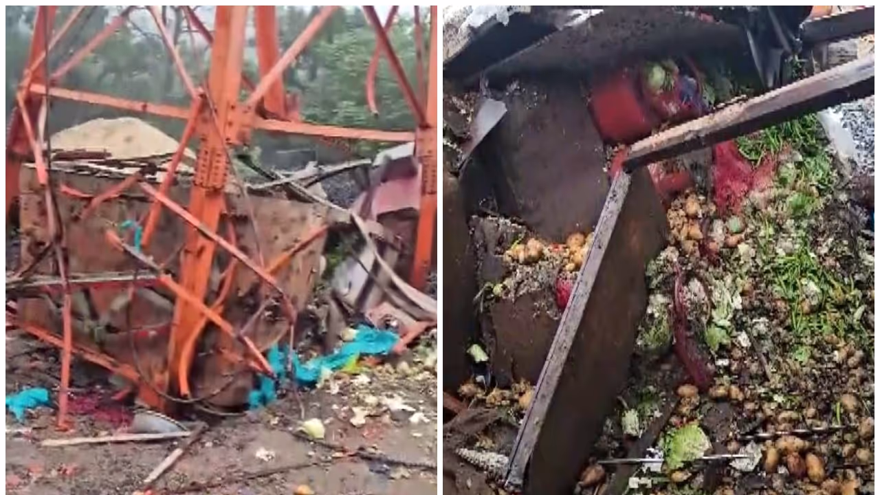 6people killed after a cargo ropeway snapped at a temple in Gujarat 