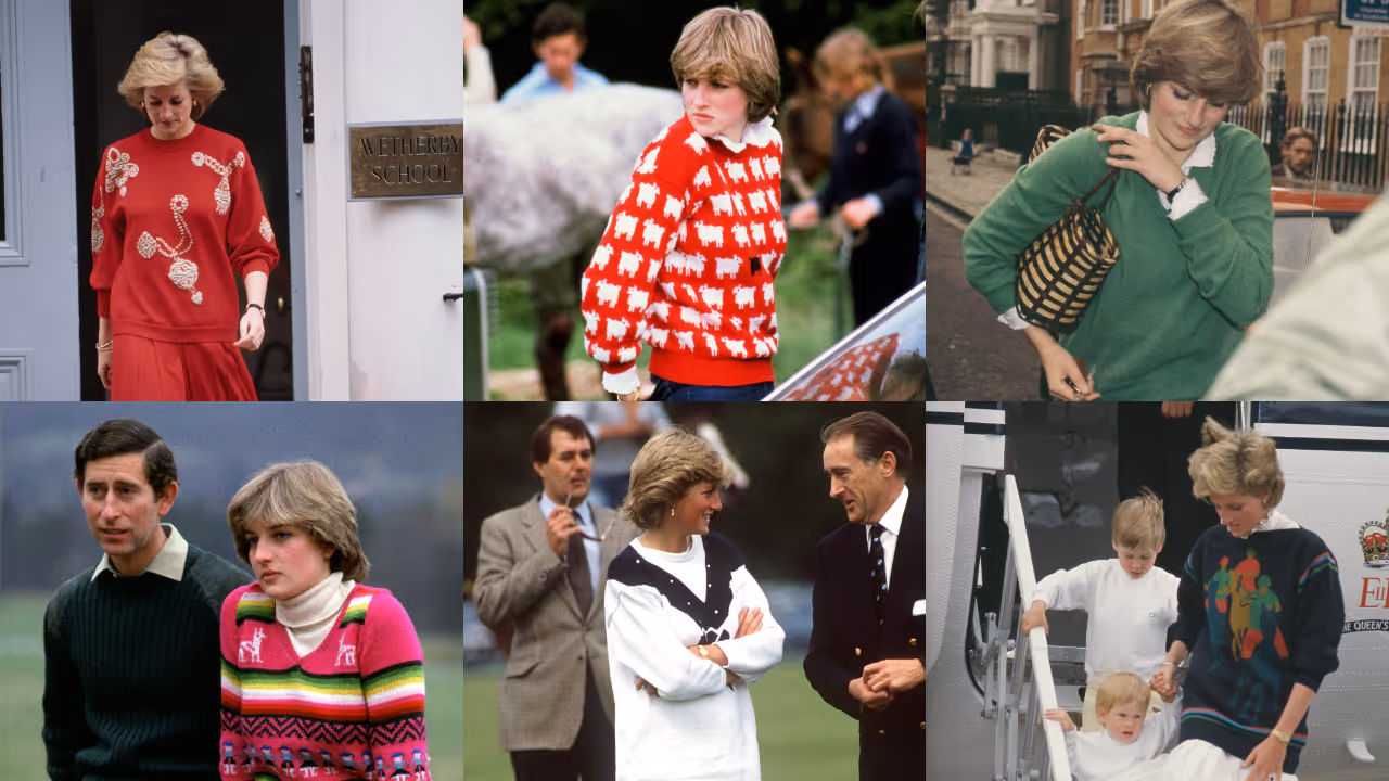 Princess Diana’s sweater styles Princess Diana’s sweater styles