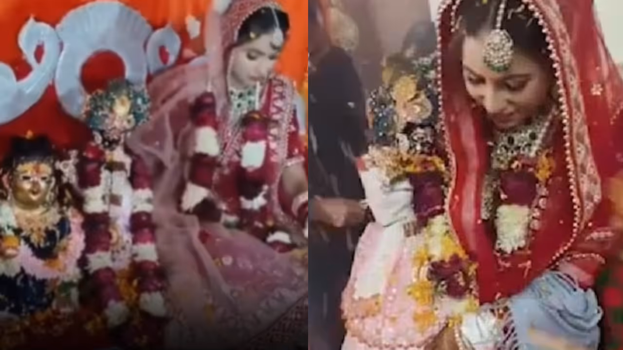 Lord krishna wedding