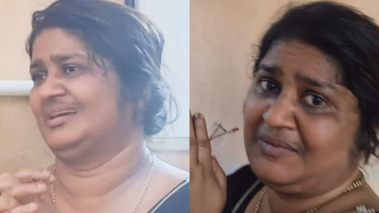 Kerala Police arresting a woman for stealing gold jewelry from a child in a private bus at Anchal Kerala Police arresting a woman for stealing gold jewelry from a child in a private bus at Anchal