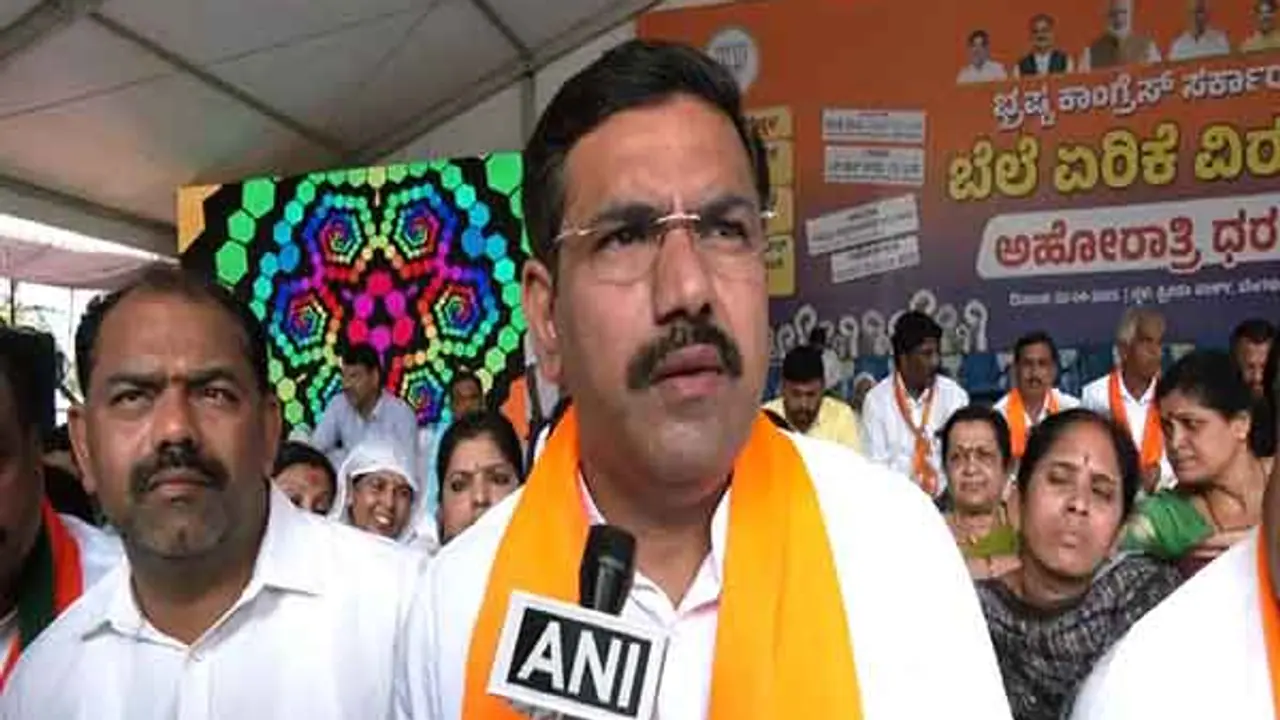 Karnataka BJP President BY Vijayendra (Photo/ANI) 