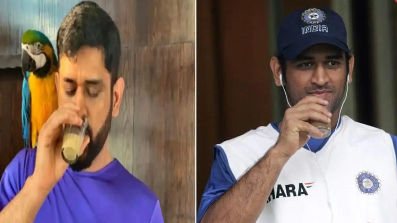 MS Dhoni love for tea MS Dhoni love for tea