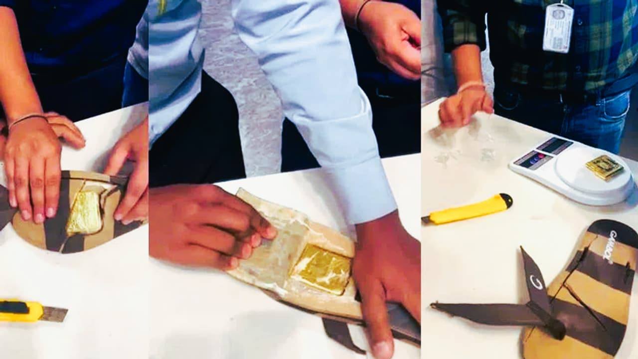 Passenger caught smuggling gold Passenger caught smuggling gold