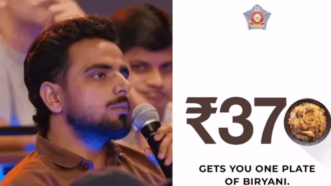 Mumbai Police's warning on ‘Rs 370 Biryani’ Consent Mumbai Police's warning on ‘Rs 370 Biryani’ Consent