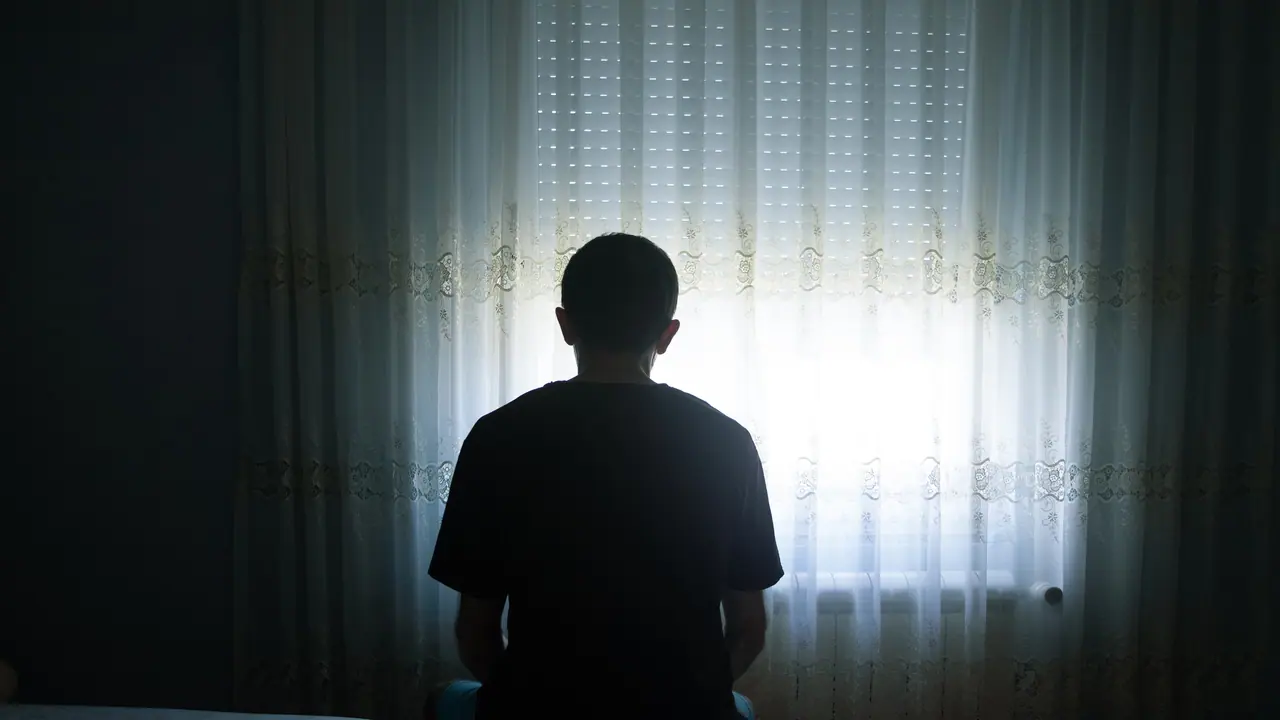 Man locked in room Man locked in room