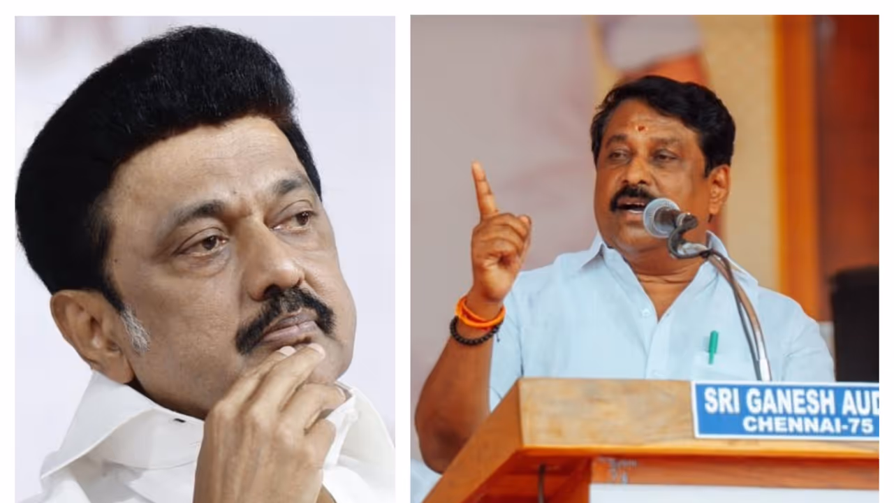 Nainar Nagendran vs MK Stalin Nainar Nagendran vs MK Stalin