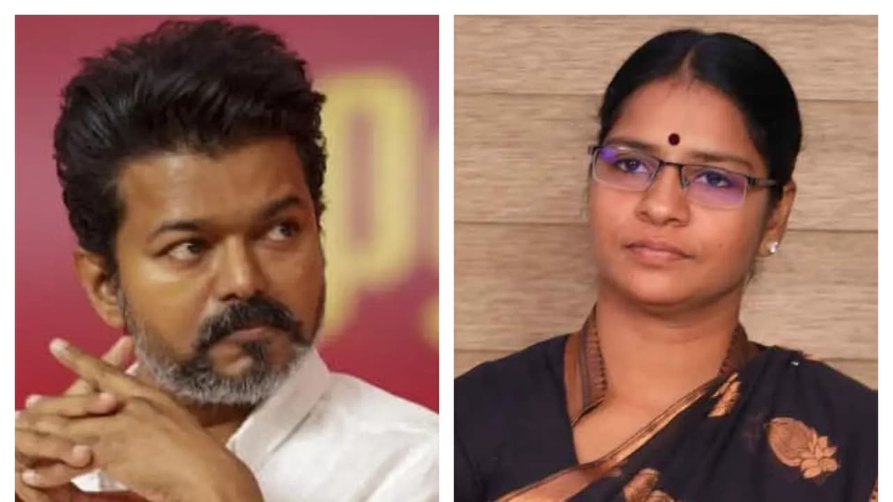 Vijay with Veeralakshmi