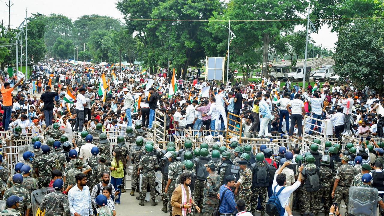 Jharkhand protest Jharkhand protest