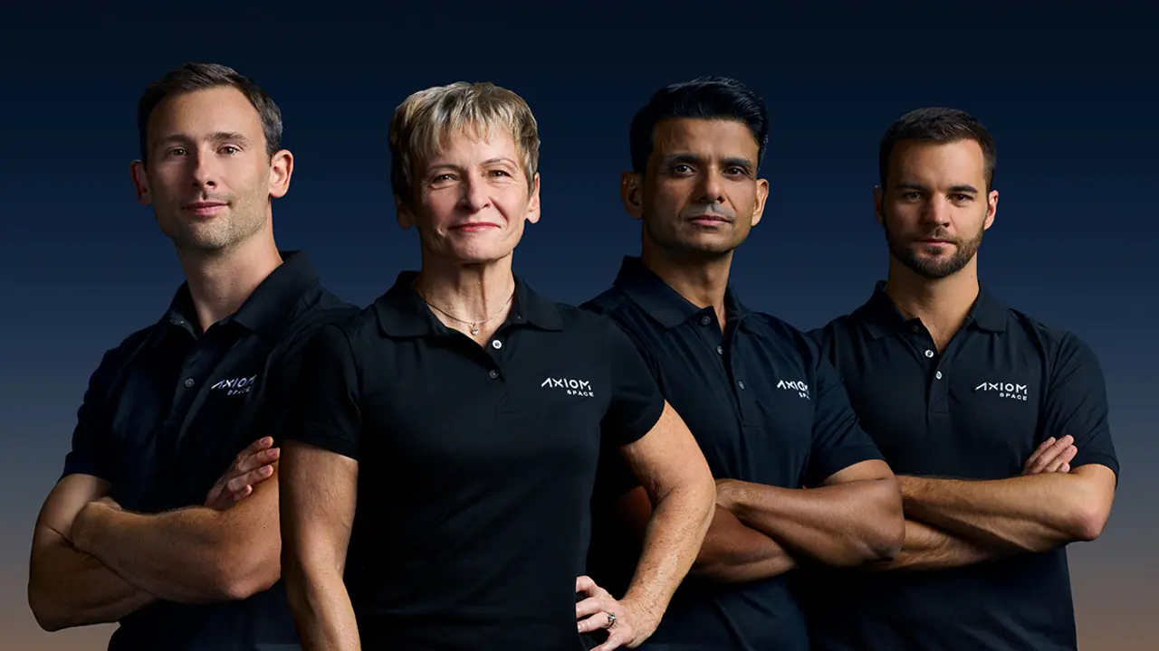 Axiom Mission 4 crew members (Source: International Space Station) 