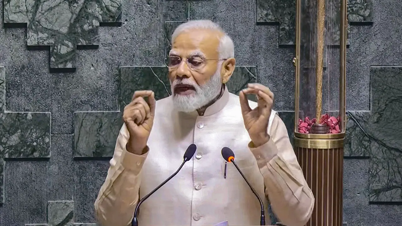 Inauguration Amid Controversy PM Narendra Modi Inaugurates New Parliament House See Pictures bsm Inauguration Amid Controversy PM Narendra Modi Inaugurates New Parliament House See Pictures bsm