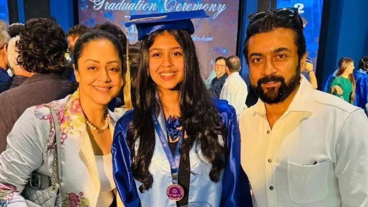 Surya Daughter Diya Graduation Day Photos