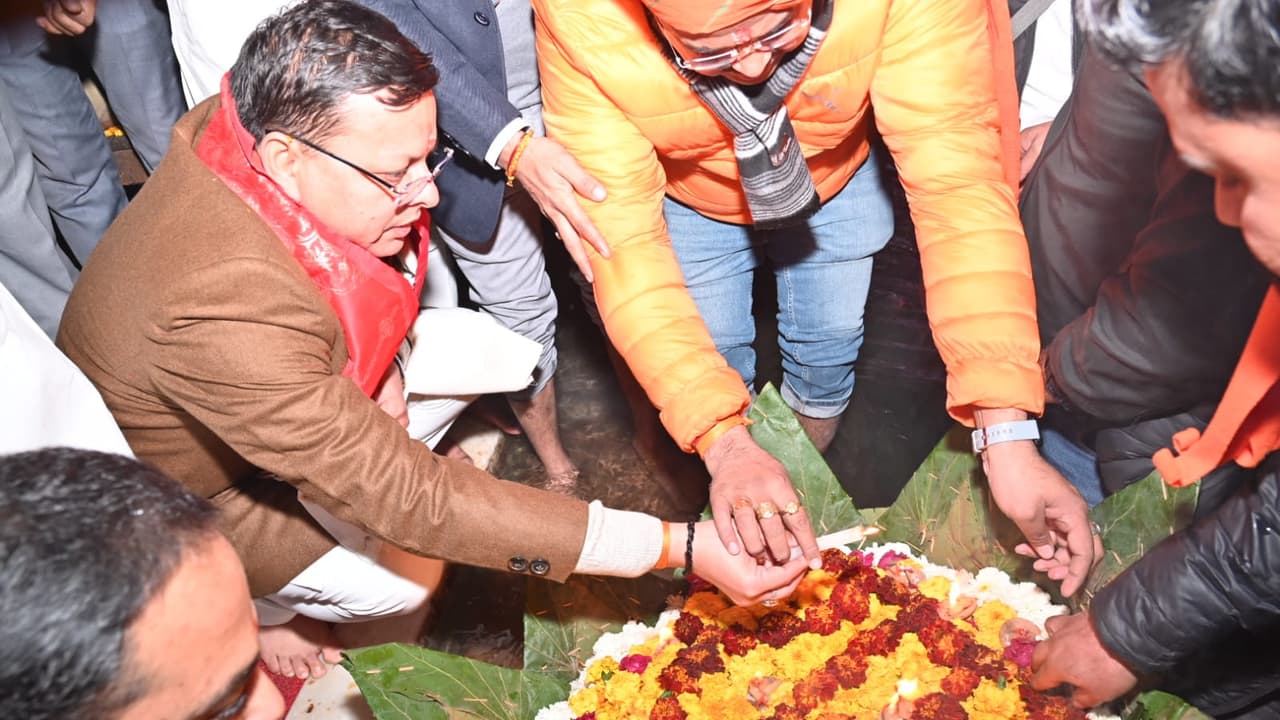 Pushkar Singh Dhami Ram Lalla Pran Pratishtha utsav