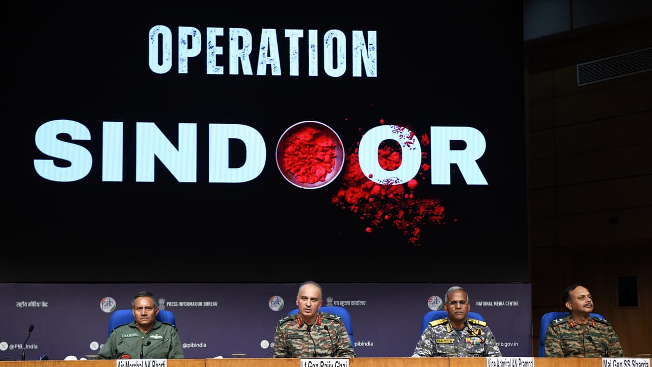 Indian Armed Forces hold press conference on Operation Sindoor