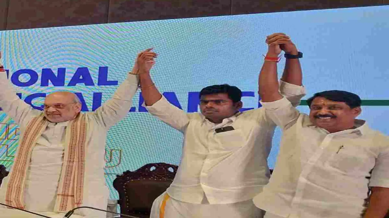 Amit Shah speaking about Annamalai