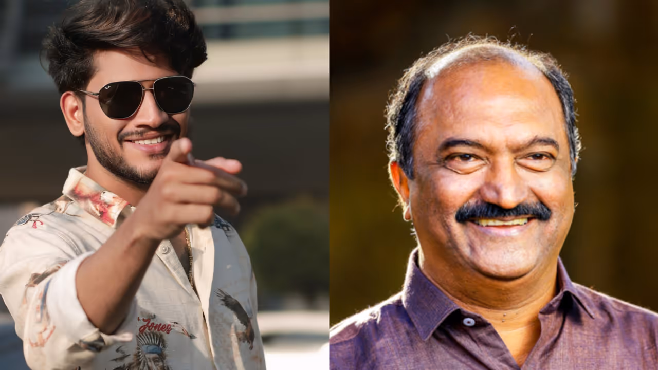 Akhil Marar's Facebook post screenshot and Kerala Finance Minister KN Balagopal Akhil Marar's Facebook post screenshot and Kerala Finance Minister KN Balagopal