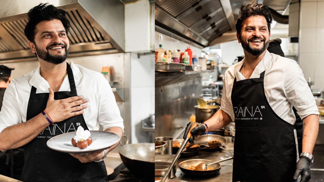 Suresh Raina opened his restaurant in Amsterdam