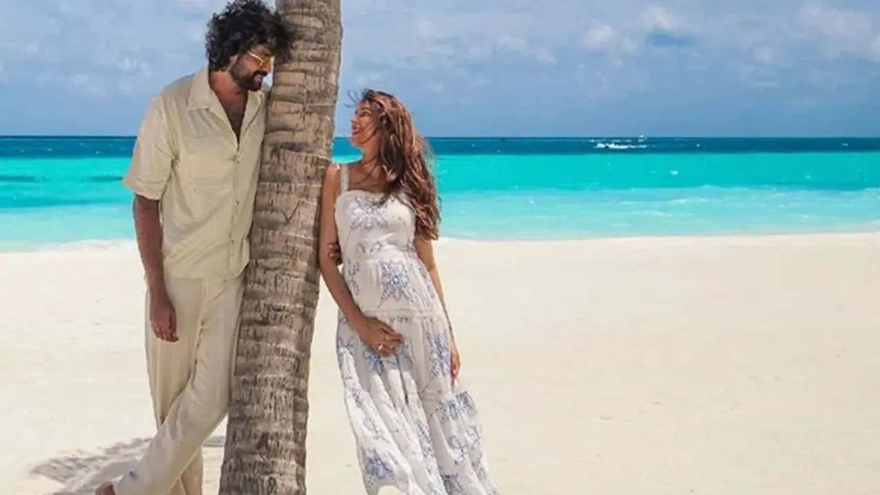 Lavanya Tripathi shares baby bump photo with Varun Tej