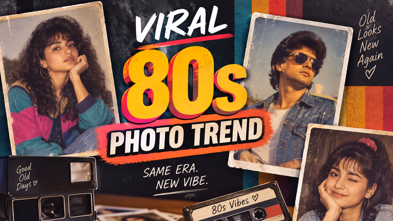 Viral 80s Photo Trend Viral 80s Photo Trend