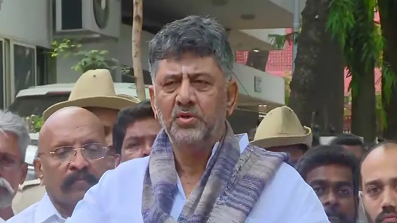 Karnataka Deputy Chief Minister DK Shivakumar (Photo/ANI)
