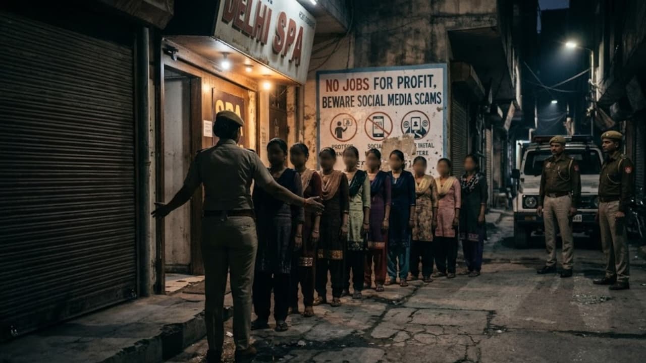 Delhi Police Busts Interstate Spa Trafficking Syndicate Rescues 10 Women And Girls Delhi Police Busts Interstate Spa Trafficking Syndicate Rescues 10 Women And Girls