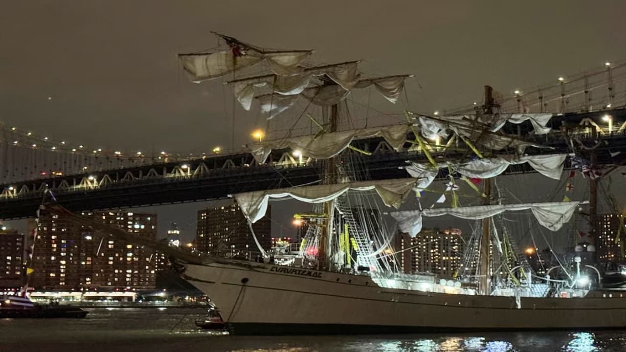 Mexican Navy Ship Crash