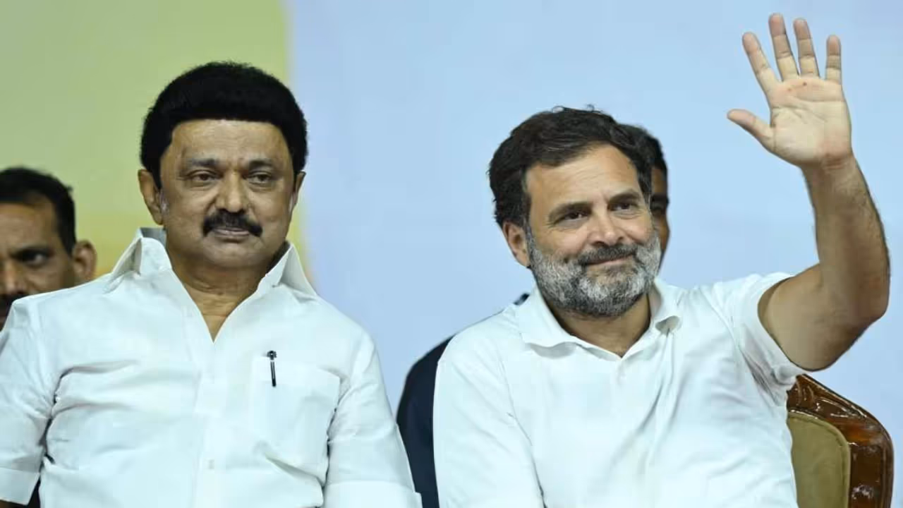 MK Stalin and Rahul Gandhi