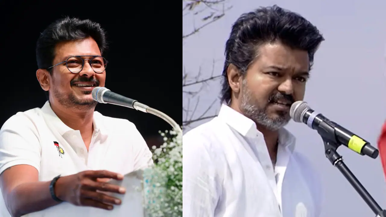 Udhayanidhi Stalin vs TVK Vijay Udhayanidhi Stalin vs TVK Vijay