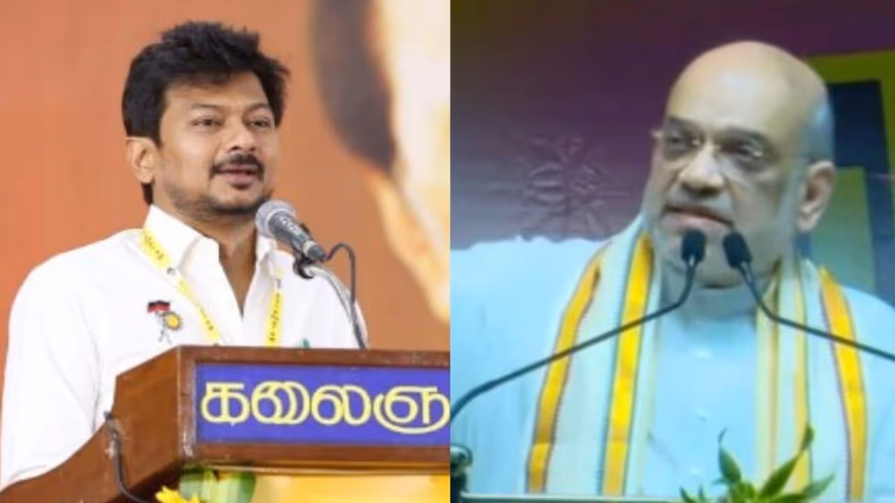 Amitshah vs Udhayanidhi Stalin Amitshah vs Udhayanidhi Stalin