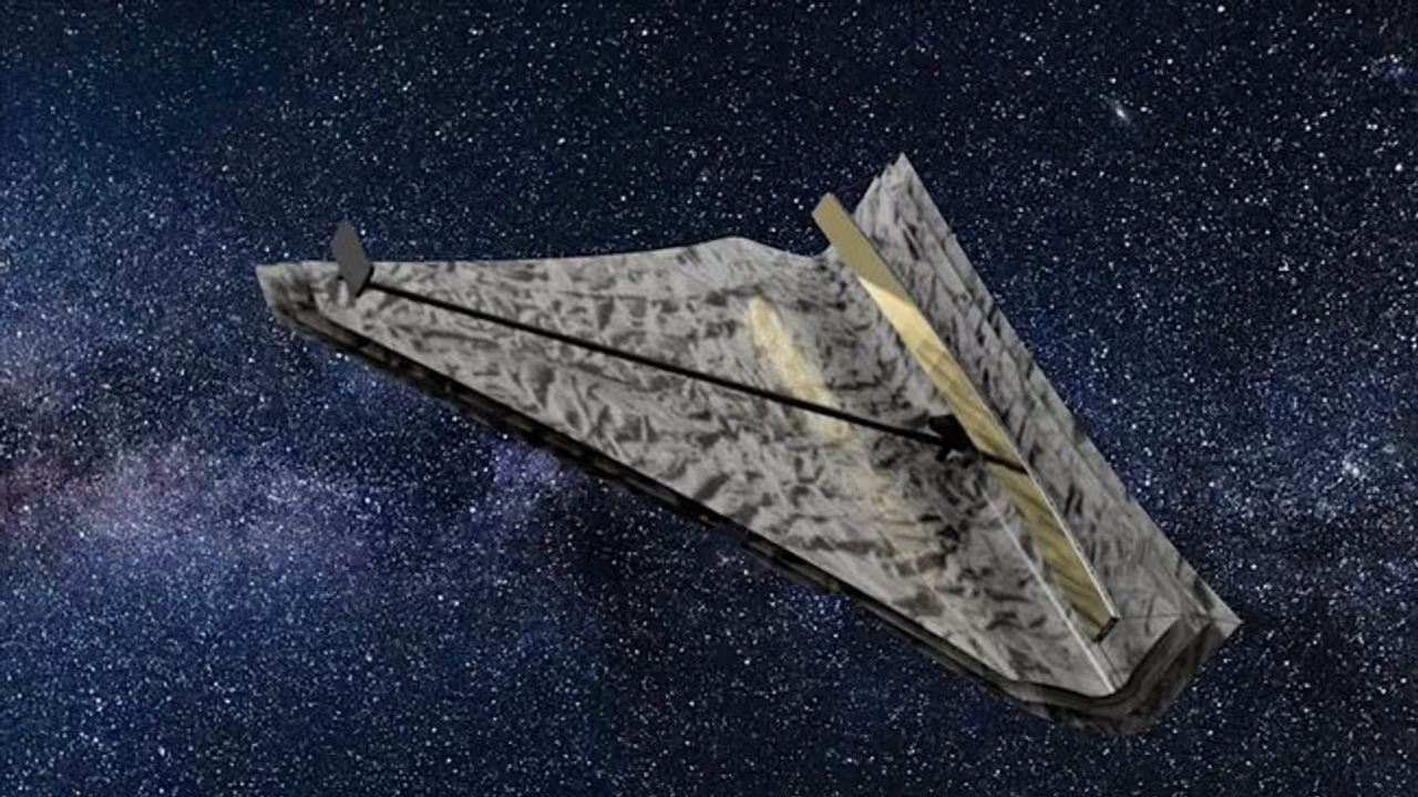 A rectangular space telescope