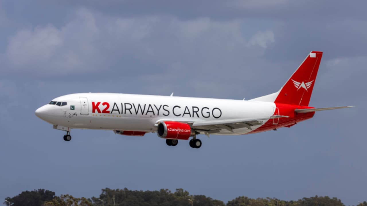 K2 Airways Boeing 737 cargo flight K2 Airways Boeing 737 cargo flight