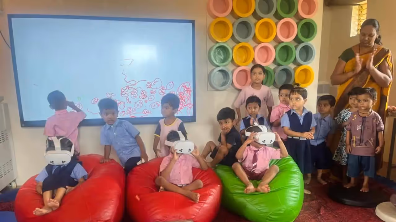 AI anganwadi in Waddhamna village near Nagpur