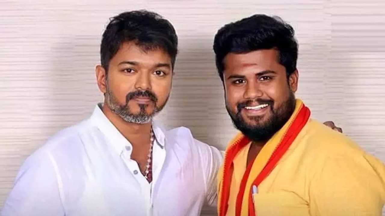 Dindigul Nirmala Kumar with TVK Vijay