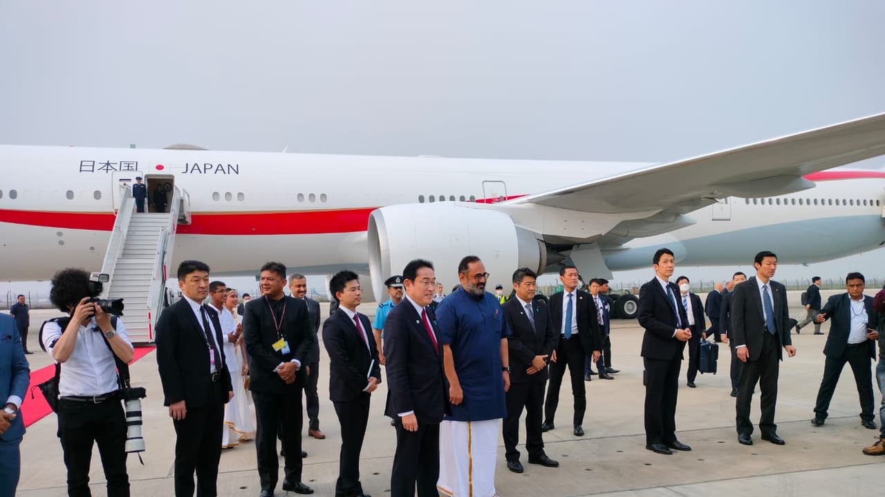 Japan Prime Minister Fumio Kishida arrived in India Japan Prime Minister Fumio Kishida arrived in India