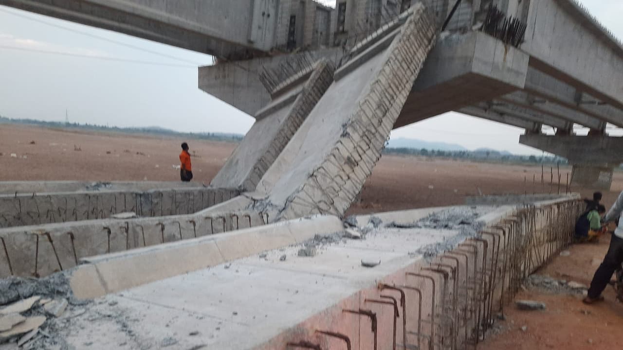 Peddapalli under construction Bridge