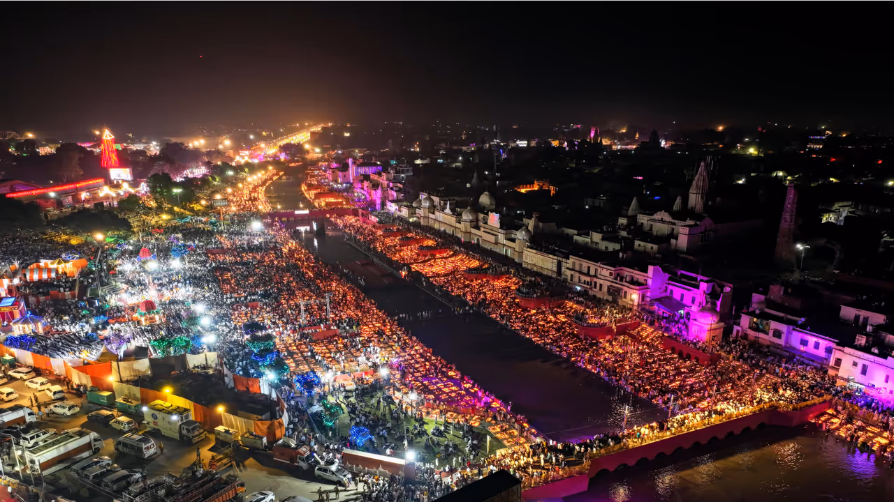 Ayodhya Prepares for Deepotsav with New 20000 Seat Ram Ki Paidi Gallery