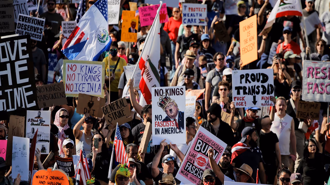 Millions Join No Kings Protest Against Trump Policies Across America